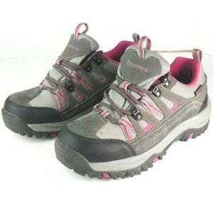 Bearpaw Juniper Lo Trail Women's Size 6 Hiking Shoes Gray / Pink U13U013…